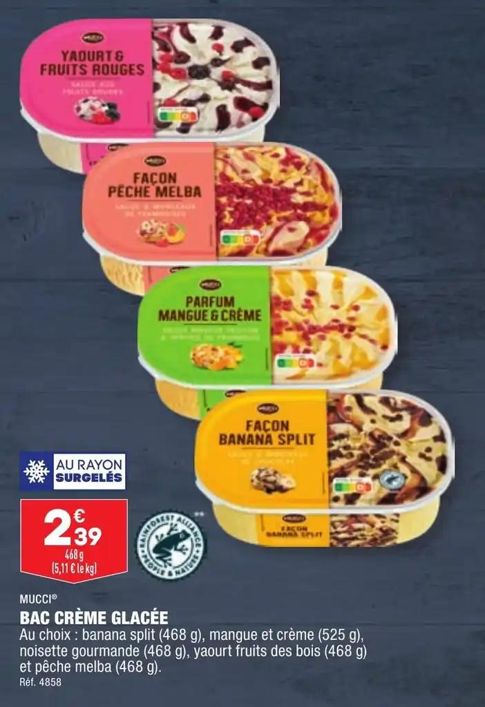 MUCCI® BAC CRÈME GLACÉE