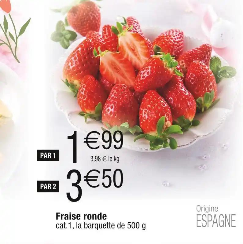 Fraise ronde