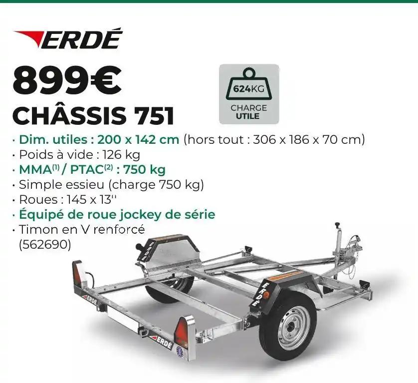 Erdé CHÂSSIS 751