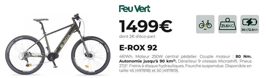 FEU VERT E-ROX 92