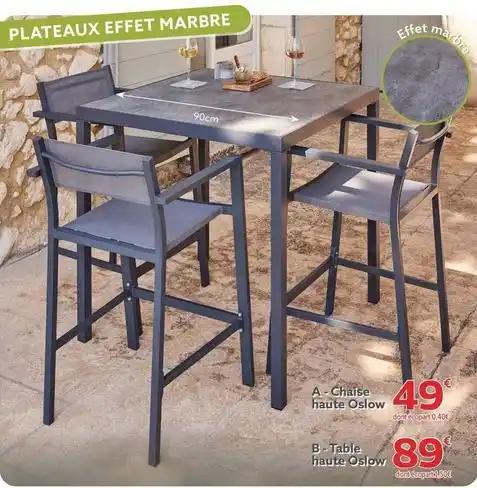 Chaise haute oslow