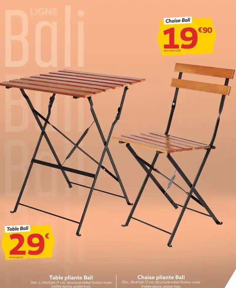 Chaise bali