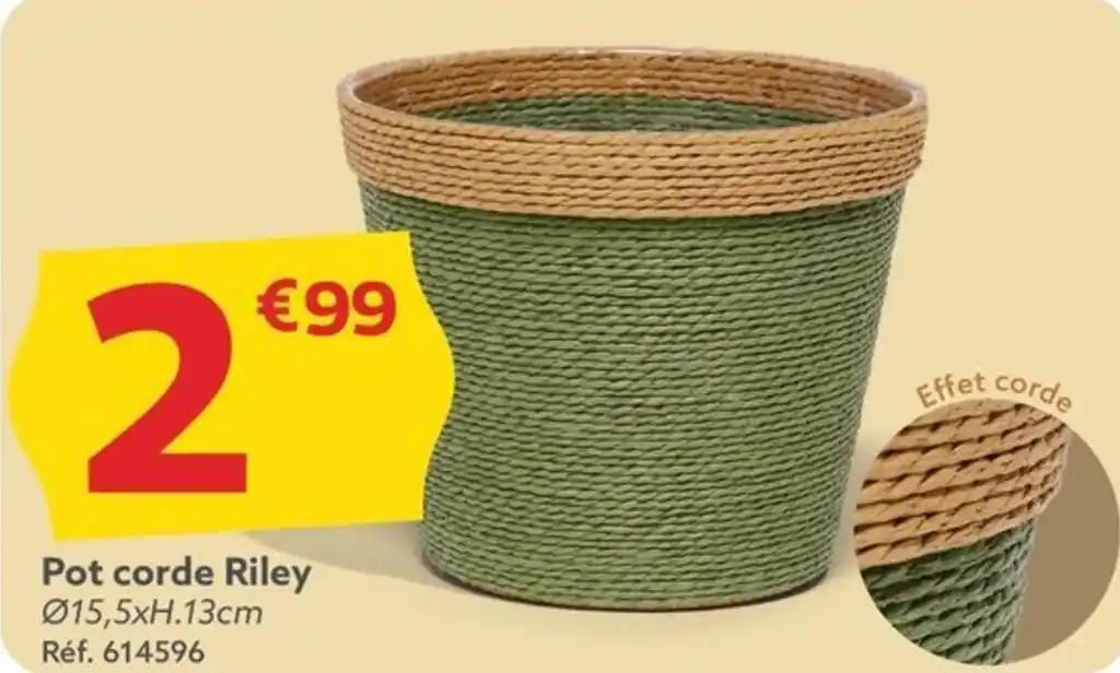 Pot corde Riley