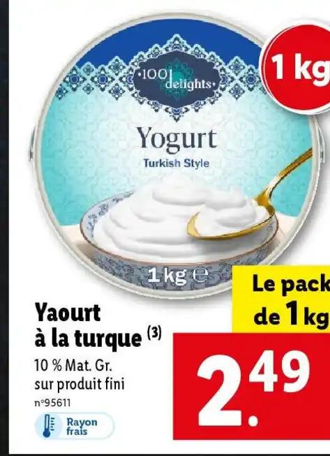 Yaourt à la turque