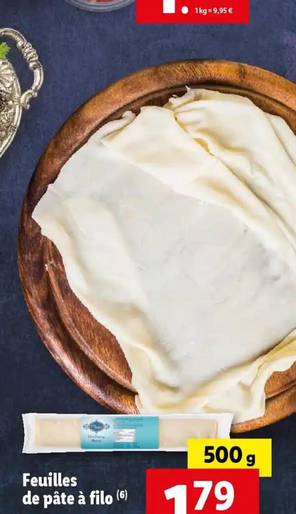 Feuilles de pâte à filo (6)