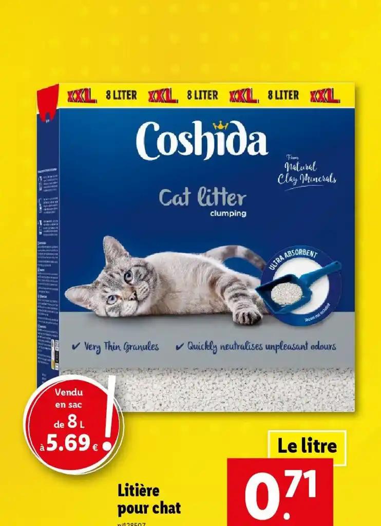 Litière pour chat
