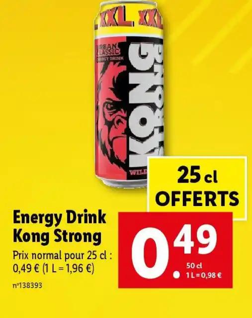 Energy Drink Kong Strong