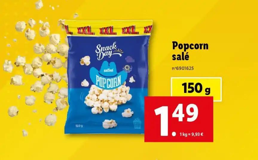 Popcorn salé