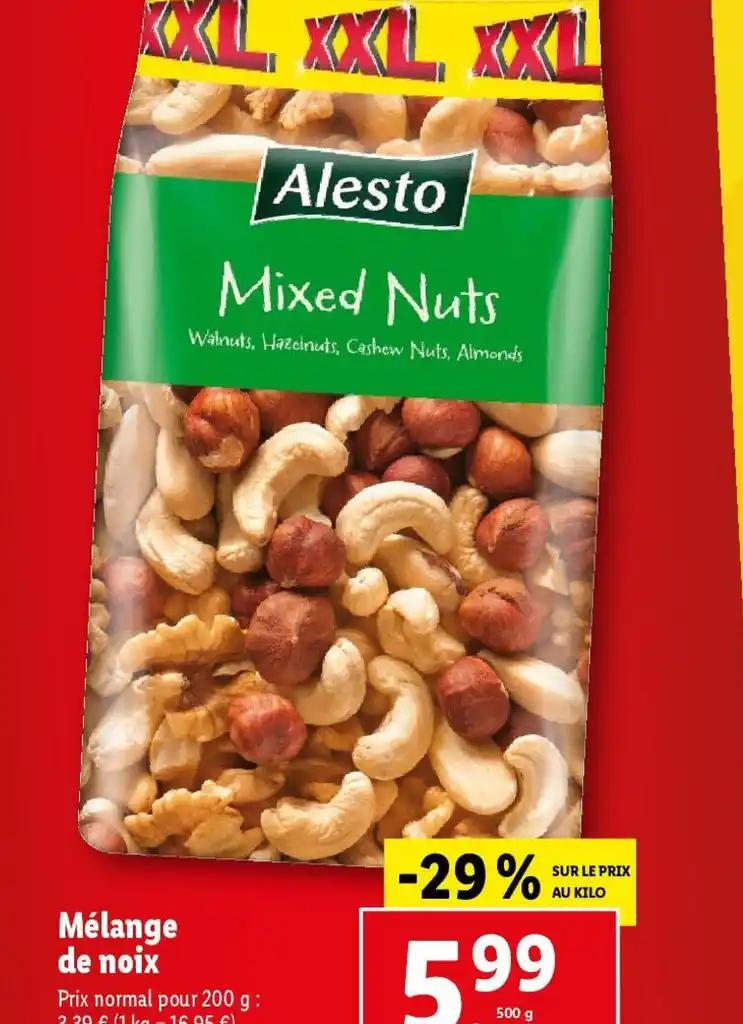 Mélange de noix