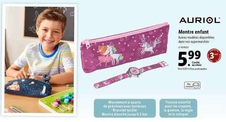 Auriol - montre enfant