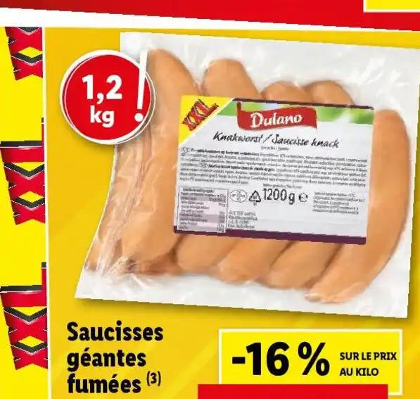 Saucisses géantes fumées (3)
