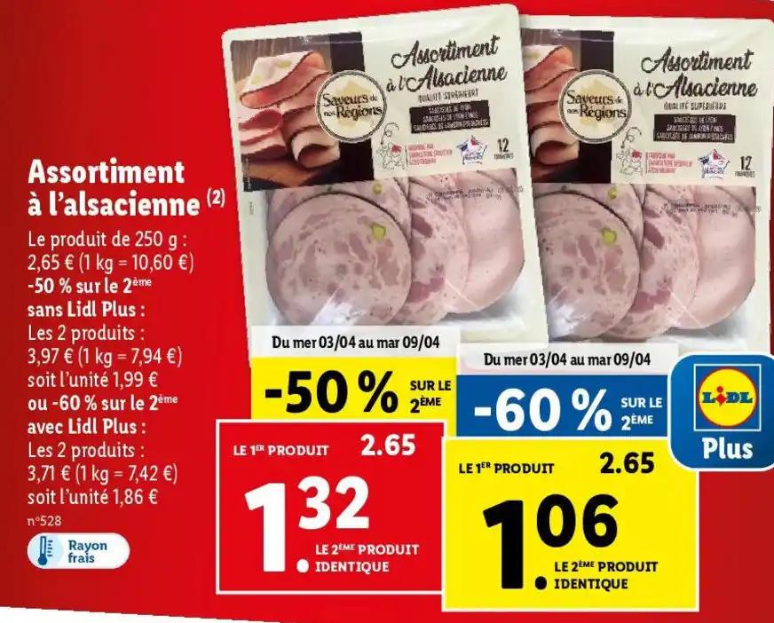 Assortiment A L'Alsacienne
