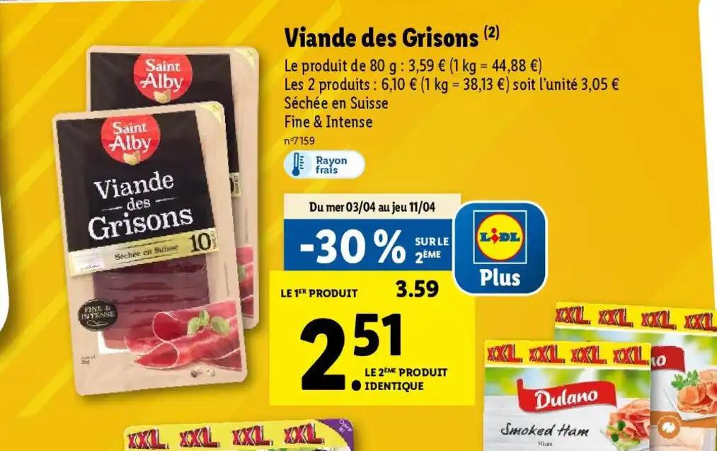 Viande des Grisons (2)