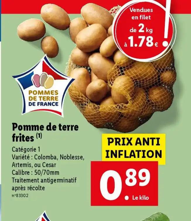 Pomme De Terre Frites