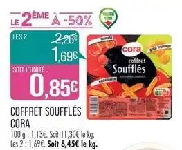 Cora - coffret soufflés