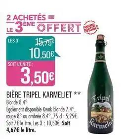 Tripel karmeliet - biere