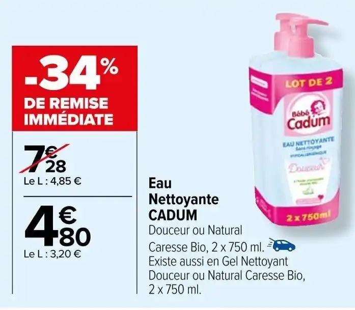 Eau Nettoyante CADUM