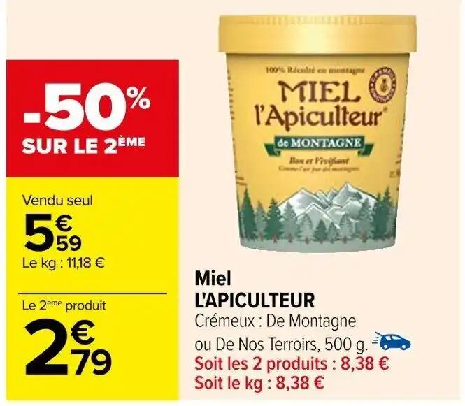 Miel L'APICULTEUR