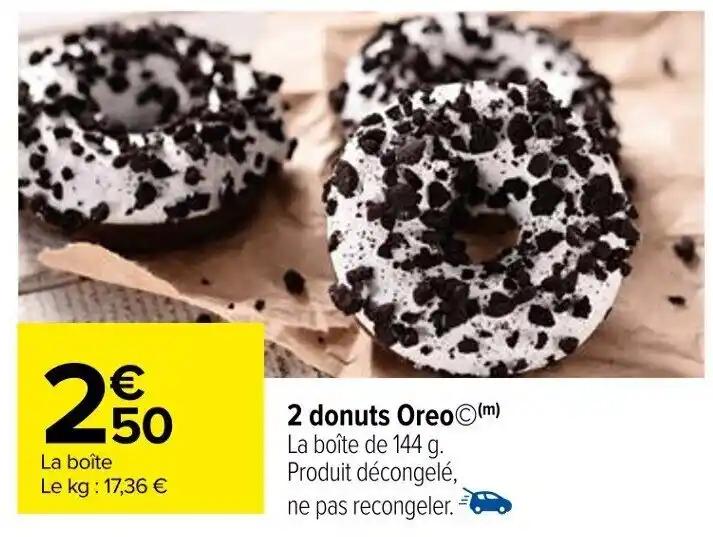 2 donuts Oreo©(m)