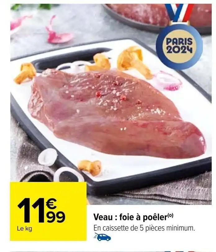 Veau : foie à poêler (0)