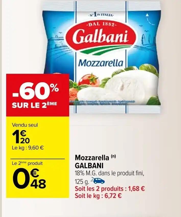 Mozzarella (n) GALBANI