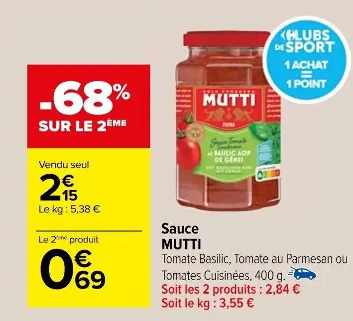 Sauce MUTTI