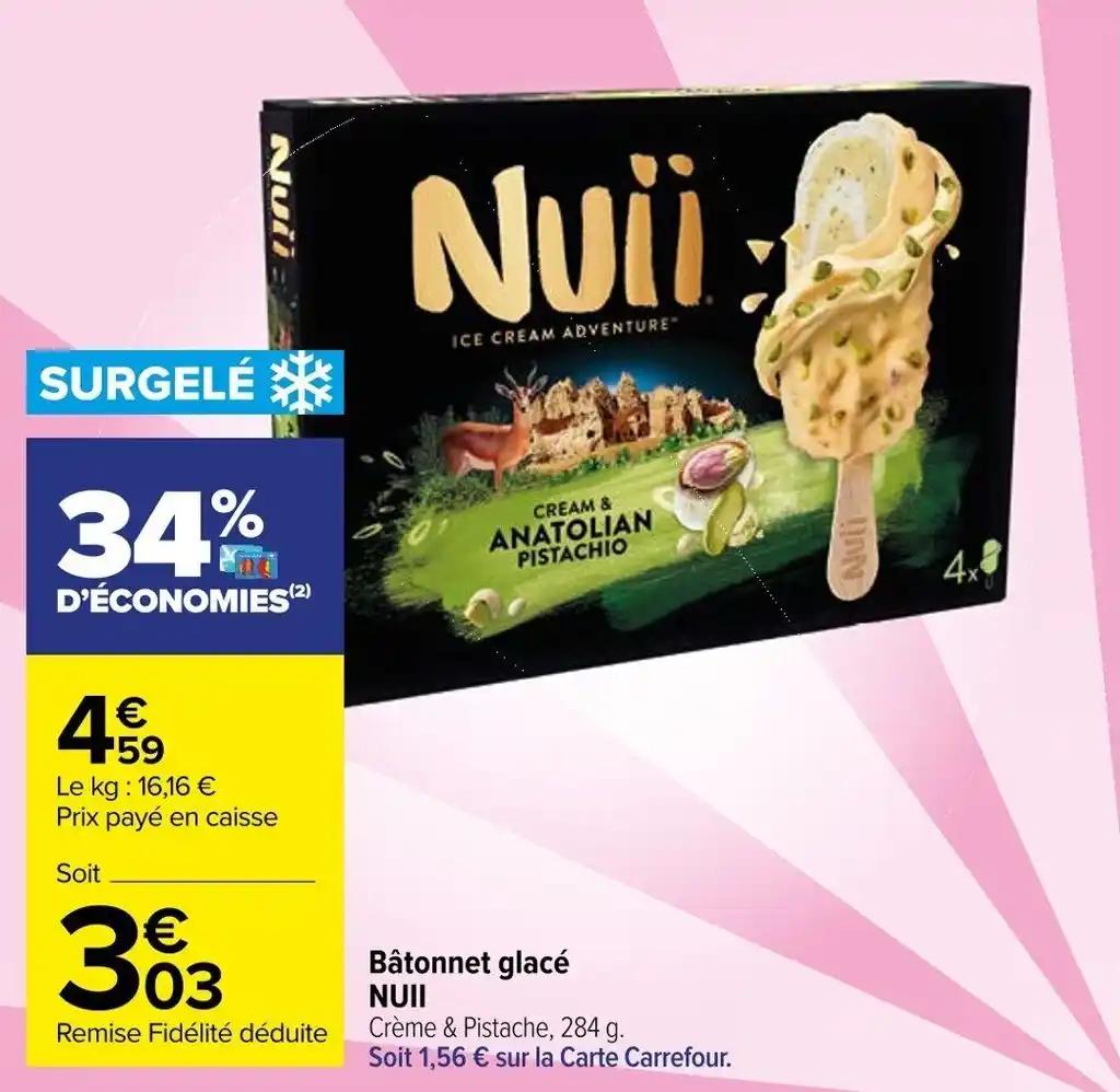 Bâtonnet glacé NUII