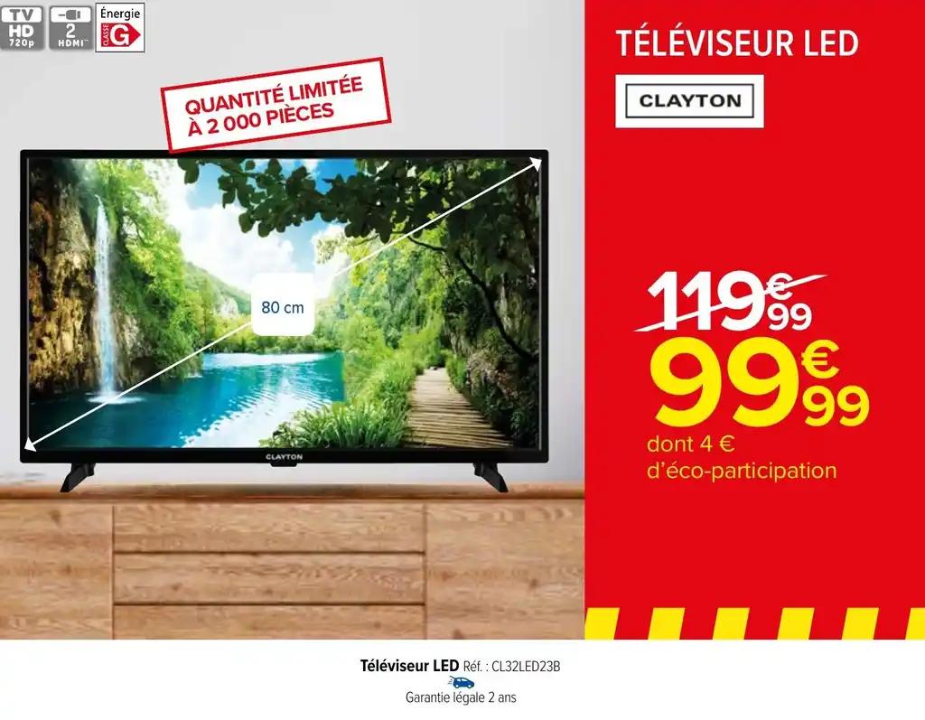 TÉLÉVISEUR LED