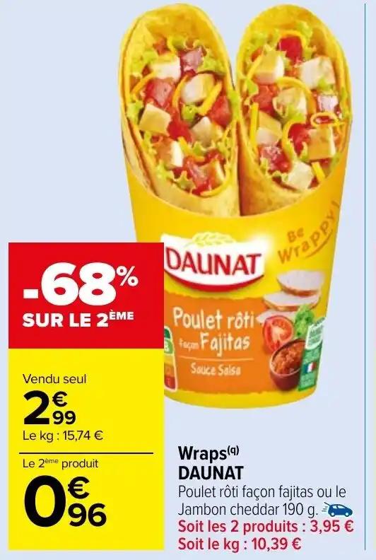 Wraps (q) DAUNAT