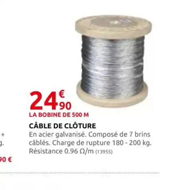 CÂBLE DE CLÔTURE