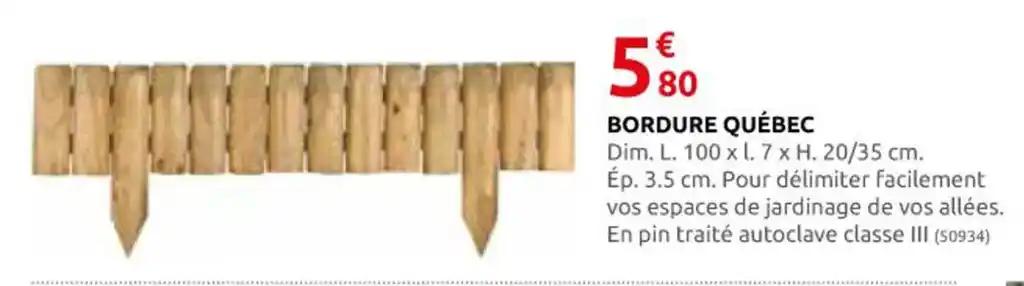BORDURE QUÉBEC