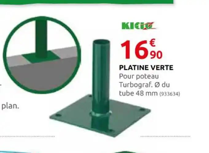 PLATINE VERTE