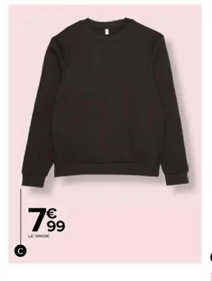 Sweat sport homme