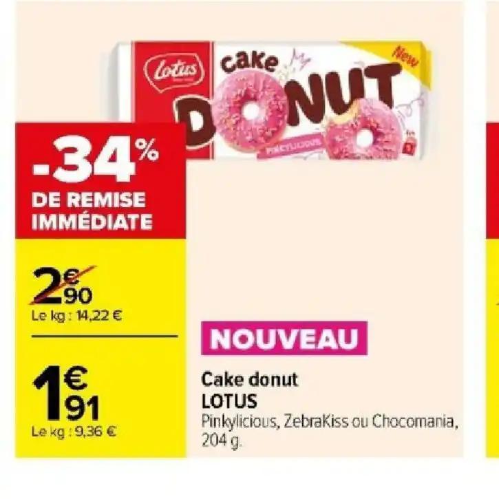 Cake donut LOTUS