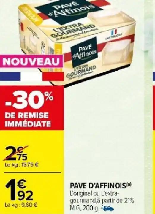 PAVE D'AFFINOIS