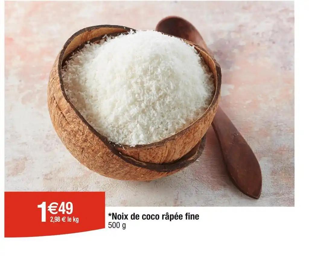 Noix de coco râpée fine