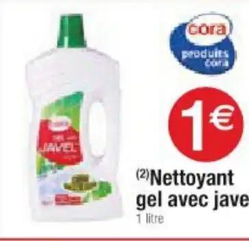 Nettoyant gel avec javel
