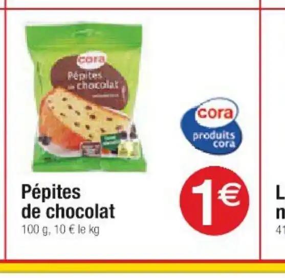Pépites de chocolat