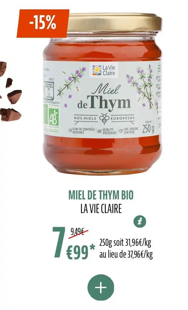 MIEL DE THYM BIO