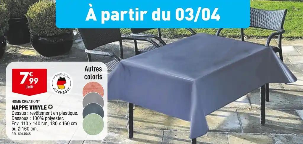 HOME CREATION NAPPE VINYLE