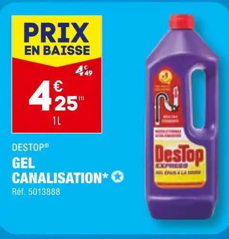 DESTOP GEL CANALISATION