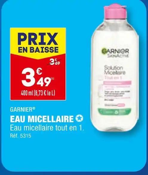 GARNIER EAU MICELLAIRE