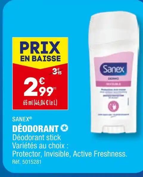 SANEX DÉODORANT
