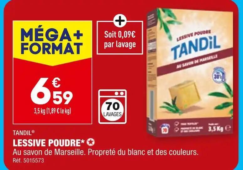 TANDIL LESSIVE POUDRE