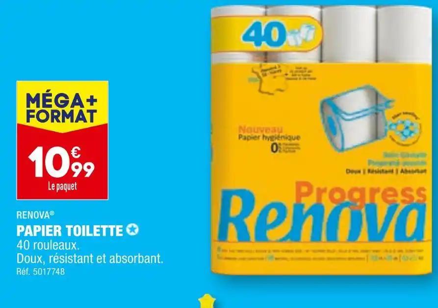 RENOVA PAPIER TOILETTE