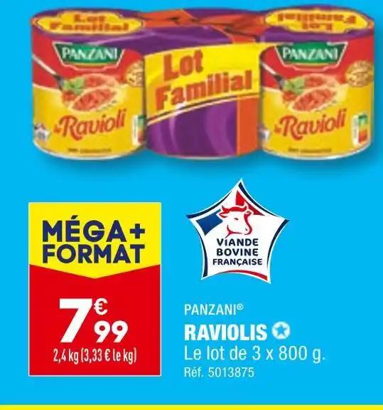 PANZANI RAVIOLIS
