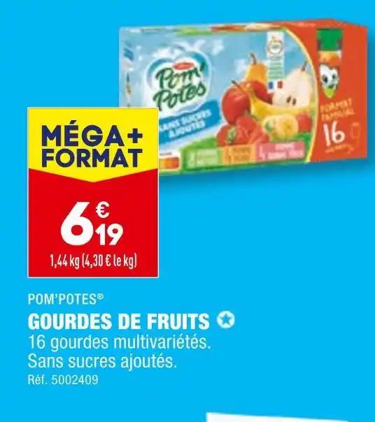 POM’POTES GOURDES DE FRUITS