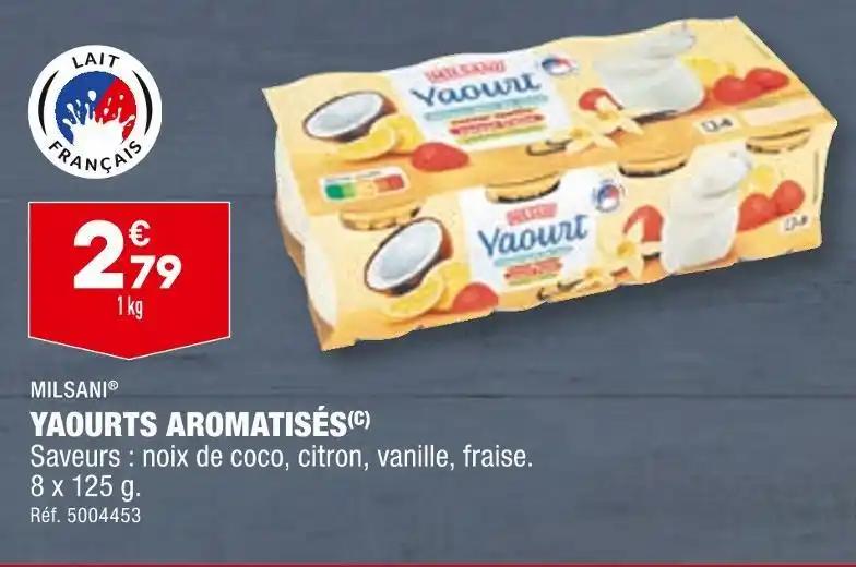 MILSANI YAOURTS AROMATISÉS