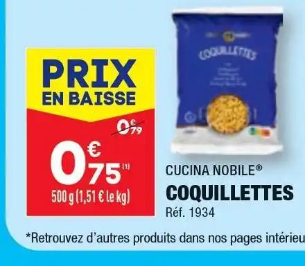 CUCINA NOBILE COQUILLETTES