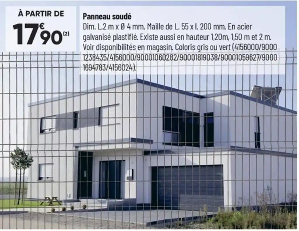 Panneau soudé